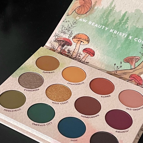 ColourPop Raw Beauty Kristi Eyeshadow Palette At Forest Sight - Like New w Box - Picture 2 of 4